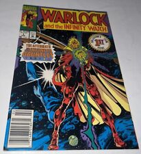 Warlock and the Infinity Watch #1 Marvel Comics 1992 banca de jornal muito bom estado/quase perfeito comprar usado  Enviando para Brazil