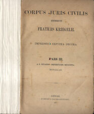 Corpus juris civilis. usato  Italia