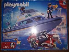 Playmobil 4429 Lancha policia police policial rescue City life  comprar usado  Enviando para Brazil