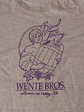 Camiseta Wente Bros. Barrel Tasting 1991 Livermore Valley CA ponto único grande comprar usado  Enviando para Brazil