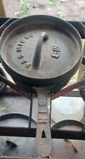 ** RARE ANTIQUE  CAST IRON SPIDER  SKILLET P & B SUPER  COLLECTORS ITEM WOW !**, used for sale  Shipping to South Africa
