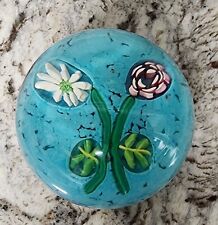 Vintage paperweight flowers for sale  Richardson