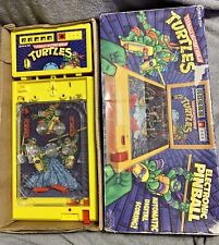 Rare Vintage NINJA TURTLES Tabletop Pinball Machine TMNT 1990s Helm Toys Tested for sale  Shipping to South Africa