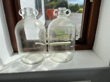 Pair demijohns 35cm for sale  NORTHWICH