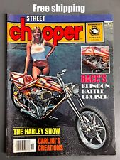 Revista Street Chopper noviembre 1977 vintage Harley bicicleta personalizada excavadora arrastre segunda mano  Embacar hacia Mexico