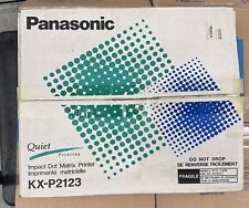 Impresora matriz de 24 pines vintage Panasonic KX-P2123 de impresión silenciosa funciona probada segunda mano  Embacar hacia Argentina