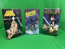 Star Wars Trilogy 3 fitas VHS CBS FOX 1990. Empire Strikes Back está lacrado! comprar usado  Enviando para Brazil