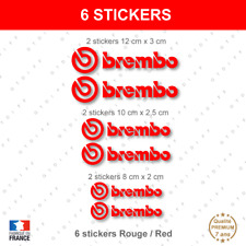 Stickers brembo red d'occasion  Nantes-