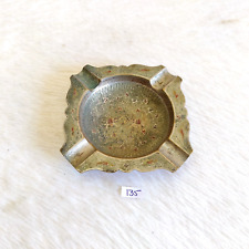 1920s Vintage Elephant Floral Brass Ashtray Cigarette Tobacciana Collectible 135, used for sale  Shipping to South Africa