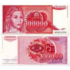 1989 banconota jugoslavia usato  Italia