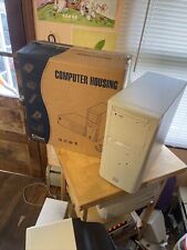 Vintage AOpen Beige Mid-Tower AT PC Computer Case w Power Supply HX 45 w box for sale  Shipping to South Africa