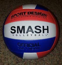 Bola oficial de vôlei tamanho e peso por Sport Design SMASH vermelha branca e azul comprar usado  Enviando para Brazil