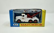 Camión de naufragios pesado Matchbox King talla K-2 Scammell ESSO en caja original segunda mano  Embacar hacia Argentina