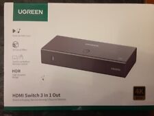 UGREEN HDMI Switch 3 in 1 Out 4K@60Hz, HDMI Splitter with Remote 3 Port HDMI for sale  Shipping to South Africa