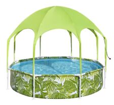Splash-in-Shade Play Pool 8' x 20" Above Ground Wading Pool with Sunshade 56543 for sale  Shipping to South Africa