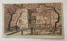 Victorian Trade Card Toll Gate #2 Find Items Optical Illusion Sexual Disfunction for sale  Shipping to South Africa