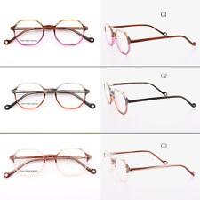 Retro Mens Womens Vintage Polygon Eyeglass Frames Full Rim Spectacles Glasses for sale  Shipping to South Africa