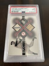 Used, JOE DIMAGGIO 2001 SPX GAME USED JERSEY BAT PATCH CARD PSA 9 WINNING MATERIALS JD for sale  Tampa