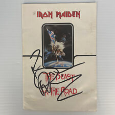 Iron Maiden The Beast On The Road 1982 Tour Program assinado por Bruce Dickinson comprar usado  Enviando para Brazil