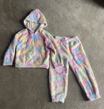Conjunto de moletom e calça rosa arco-íris flor colorida flor para crianças (tamanho 4y) comprar usado  Enviando para Brazil