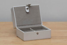 Used, "STACKERS " White FAUX LEATHER TRAVEL JEWELLERY BOX - New for sale  HITCHIN