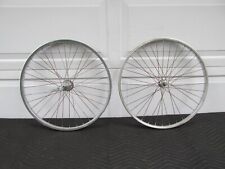 26" Bicycle wheel set, chrome, coaster brake spins true, 1980s Schwinn Cruiser for sale  Valley Cottage