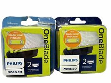 philips OneBlade norelco 4 cartuchos totais caixa desgastada comprar usado  Enviando para Brazil