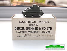 Denzil Skinner - B25 WWII VICKERS LIGHT TANK 1:72 Ltd. Ed. N/Mint in Card Box for sale  Shipping to South Africa