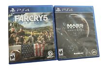Mass Effect: Andromeda (Sony PlayStation 4, 2017) + Farcry 5 PS4 Good Condition for sale  Shipping to South Africa