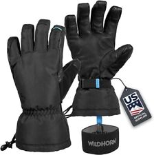 Wildhorn Tolcat Unisex Waterproof Leather Ski Gloves Touchscreen - 6 Stealth for sale  Shipping to South Africa