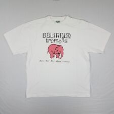 Camiseta de cerveja Delirium Tremens vintage anos 90 etiqueta verde logotipo elefante rosa Bélgica comprar usado  Enviando para Brazil