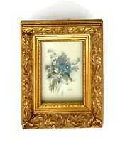 Framed blue floral for sale  Broken Arrow