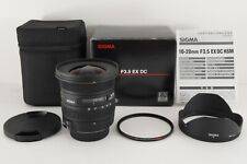 SIGMA 10-20mm F3.5 EX DC HSM Na Caixa Para Lente Nikon F AF ZOOM do Japão #8414 comprar usado  Enviando para Brazil