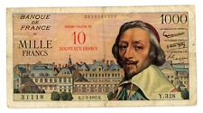 Billet francs 1000 d'occasion  La Rochelle