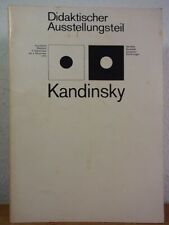 Usado, Didaktischer Ausstellungsteil. Wassily Kandinsky. Gemälde, Aquarelle, Goachen, Z segunda mano  Embacar hacia Argentina