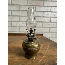 Usado, Lâmpada noturna refletora ACME vintage início dos anos 1900 lâmpada a óleo latão com chaminé comprar usado  Enviando para Brazil
