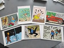 Tintin carte postale d'occasion  Salins