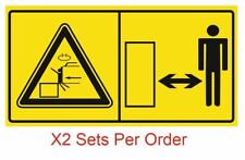 Rear safety stickers for sale  Shipping to Ireland
