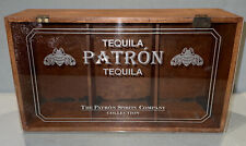 Patron tequila wooden for sale  Highland