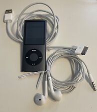 Szary iPod Nano 4. 8GB z kablem ładującym i słuchawkami dousznymi (w zestawie) na sprzedaż  Wysyłka do Poland