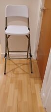 white plastic folding chairs for sale  MANCHESTER