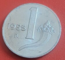 Moneta lira 1955 usato  Italia