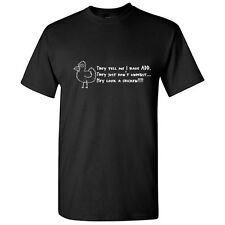 Hey Look A Chicken ADD Graphic Sarcastic Humor Cool Funny Novelty T-shirts for sale  Shipping to South Africa