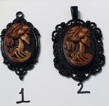 Black cameo necklace for sale  Shipping to Ireland