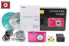 Testado! ▶[ESTADO PERFEITO] Nikon COOLPIX S3300 rosa morango zoom 6x 16.0MP do Japão comprar usado  Enviando para Brazil