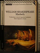 Macbeth. william shakespeare. usato  Ariccia