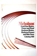 Nicholson band saw for sale  Canada