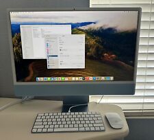 Used, Apple 24" iMac Retina 4.5k Display M1 8GB 512GB SSD Blue MGPL3LL/A w/ Touch ID for sale  Shipping to South Africa