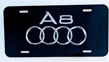 Anéis Audi A8 fabricante de equipamento original - Novo conjunto de placa/etiqueta de alumínio preto  comprar usado  Enviando para Brazil