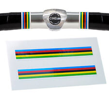 Fita de acabamento de guidão listra arco-íris campeão mundial retrô Fixie Racer  comprar usado  Enviando para Brazil